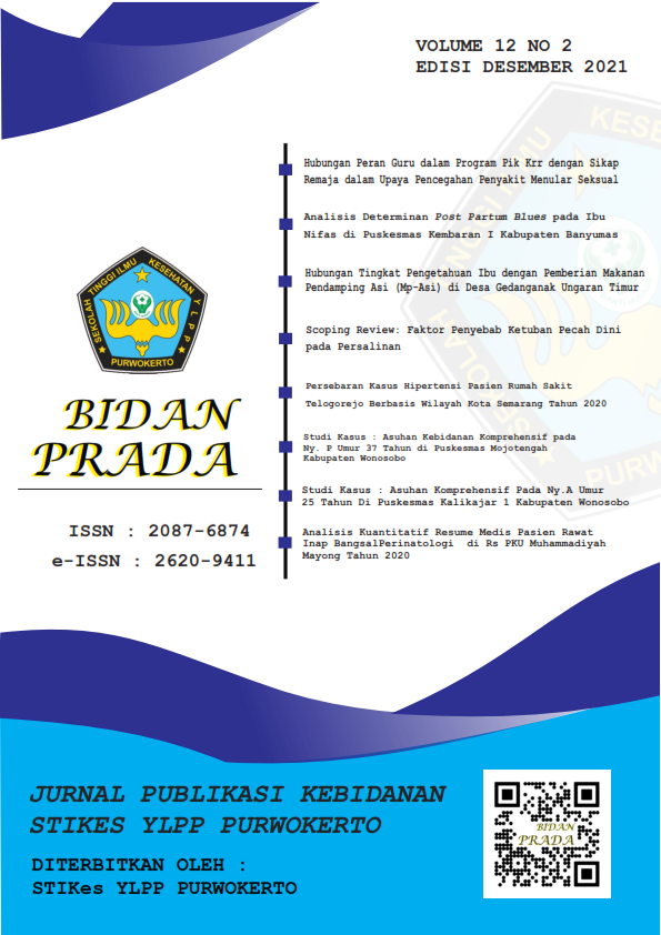 					View Vol. 12 No. 2 (2021): Jurnal Bidan Prada Edisi Desember 2021
				